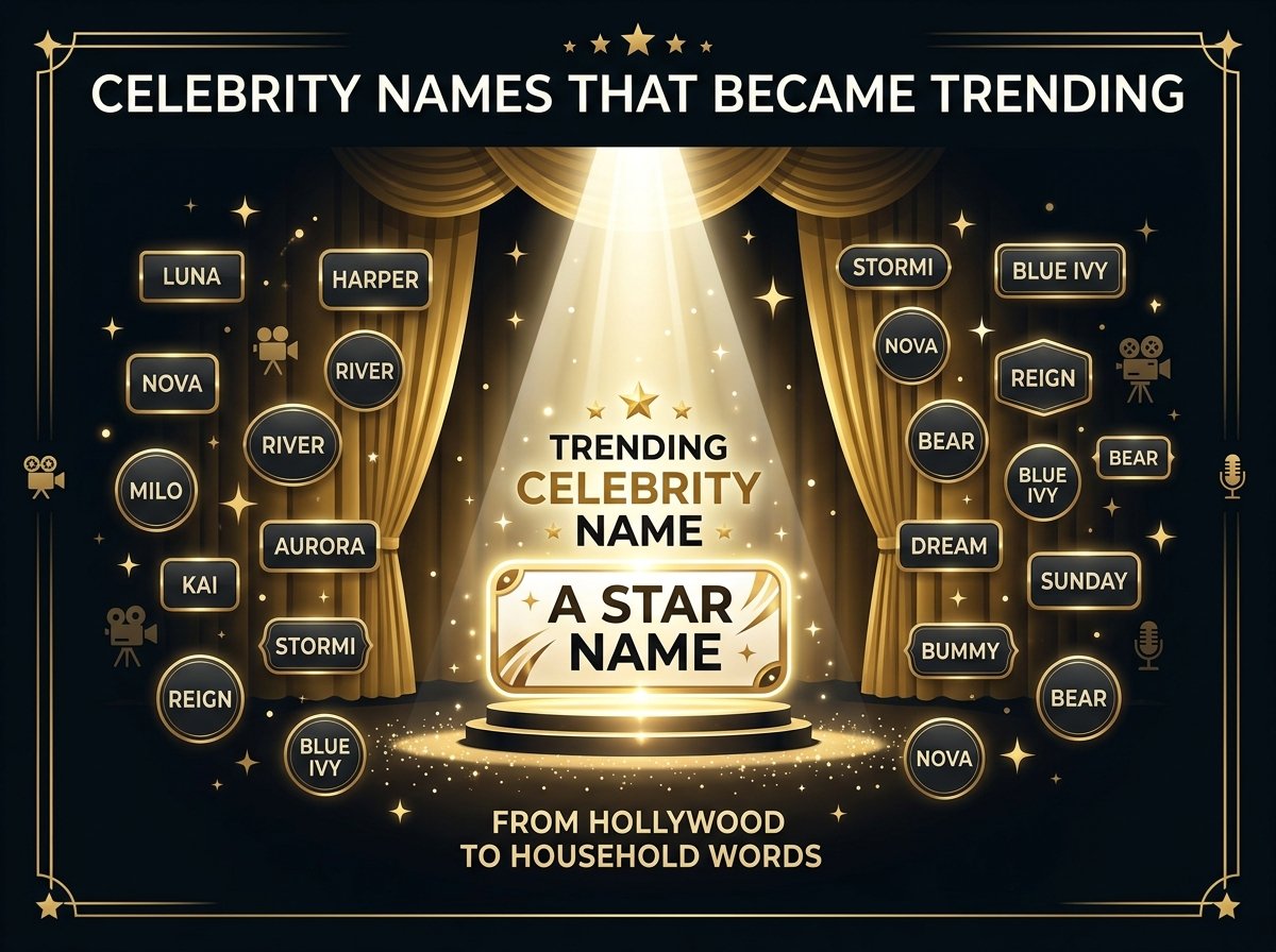 Celebrity Names That Became Trending