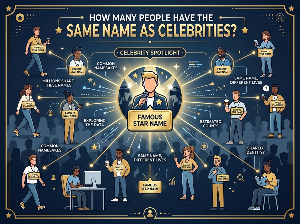 How Many People Have the Same Name as Celebrities?