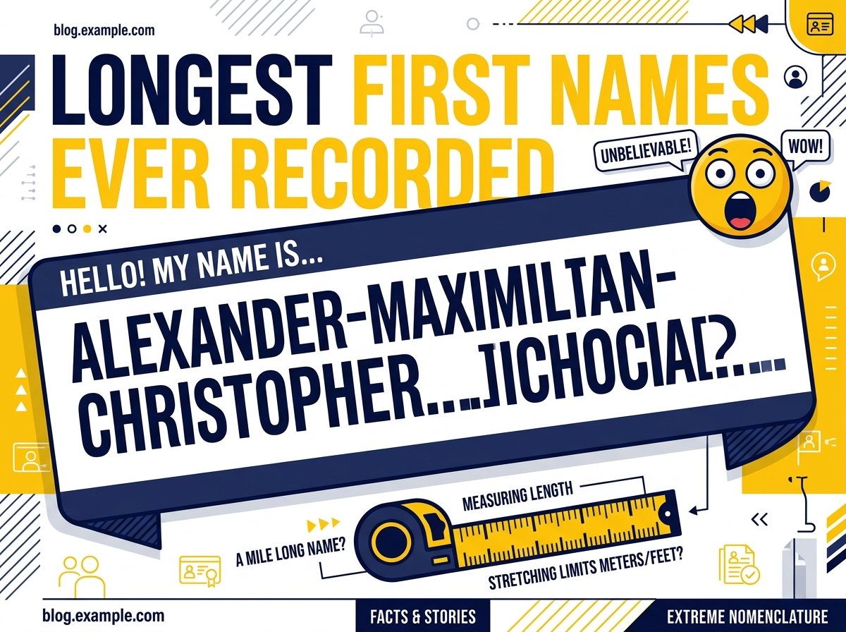 Longest First Names Ever Recorded