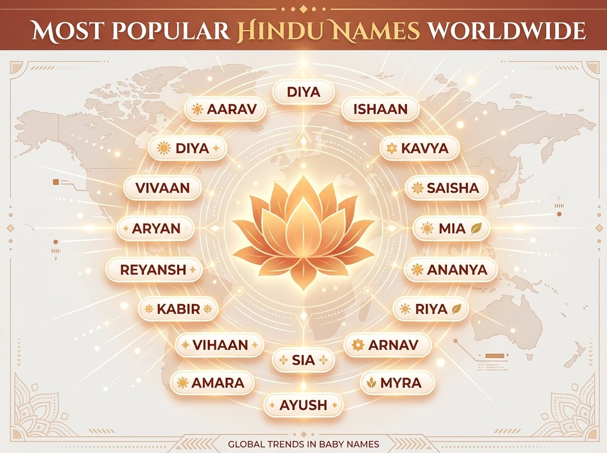 Most Popular Hindu Names Worldwide