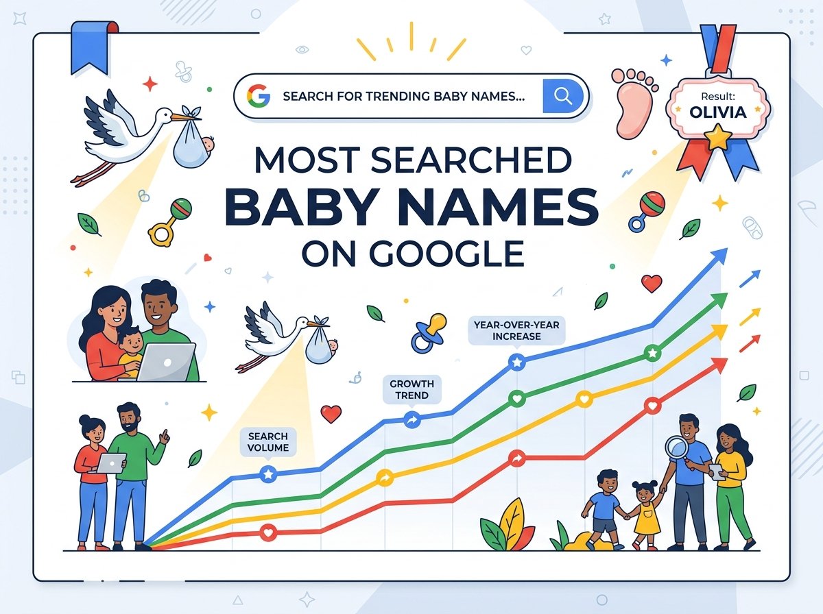 Most Searched Baby Names on Google