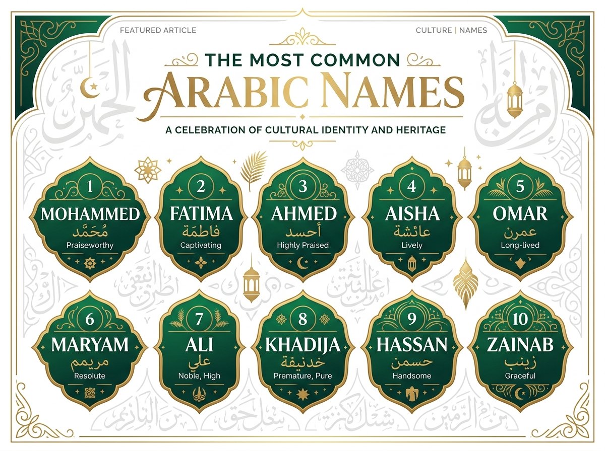 The Most Common Arabic Names